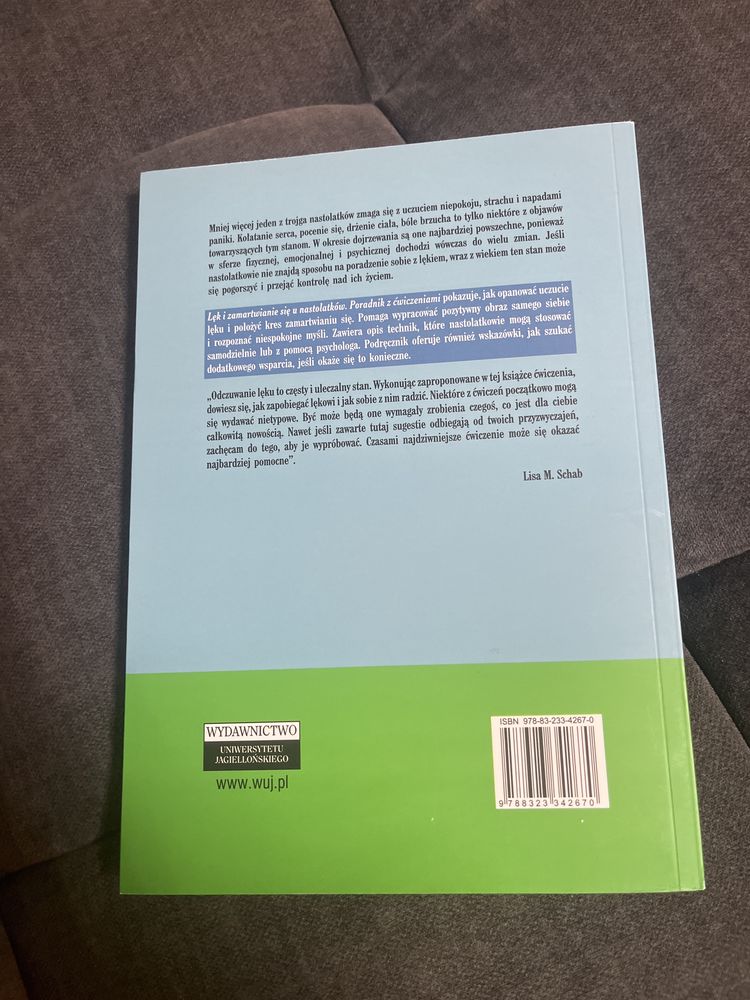 Lęk i zamartwianie sie u nastolatków NOWA Lisa M. Schab