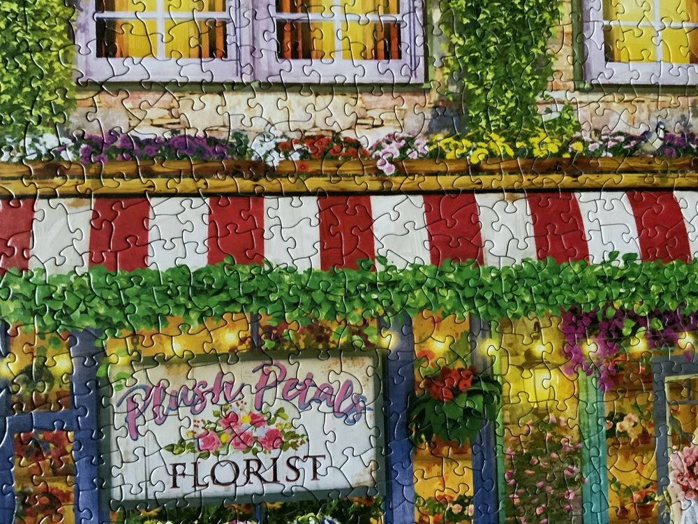 Puzzle Eurographics 1000 - Plush Petals Flower Shop - kwiaciarnia