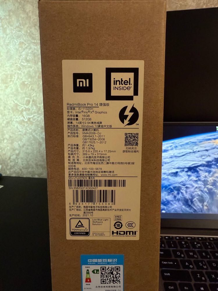 Ноутбук Mi RedmiBook Pro 14 i5