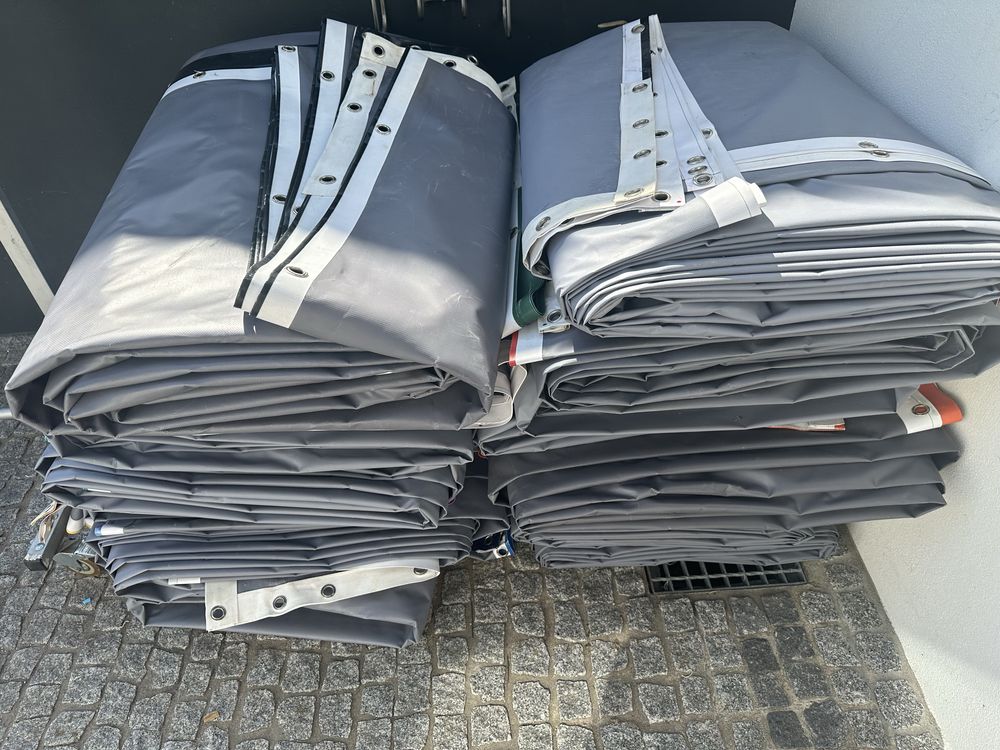 Lona impermeáveis utilizado para cobrir todo o tipo de material