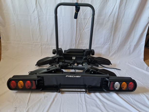 Fischer 126001 Bagażnik rowerowy na 2 Rowery elektryczne max 60kg hak