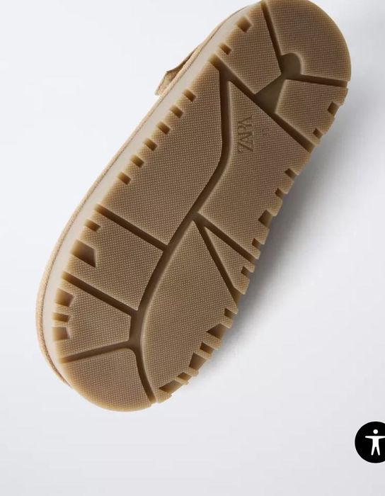 Сабо клоги з хутром  Zara