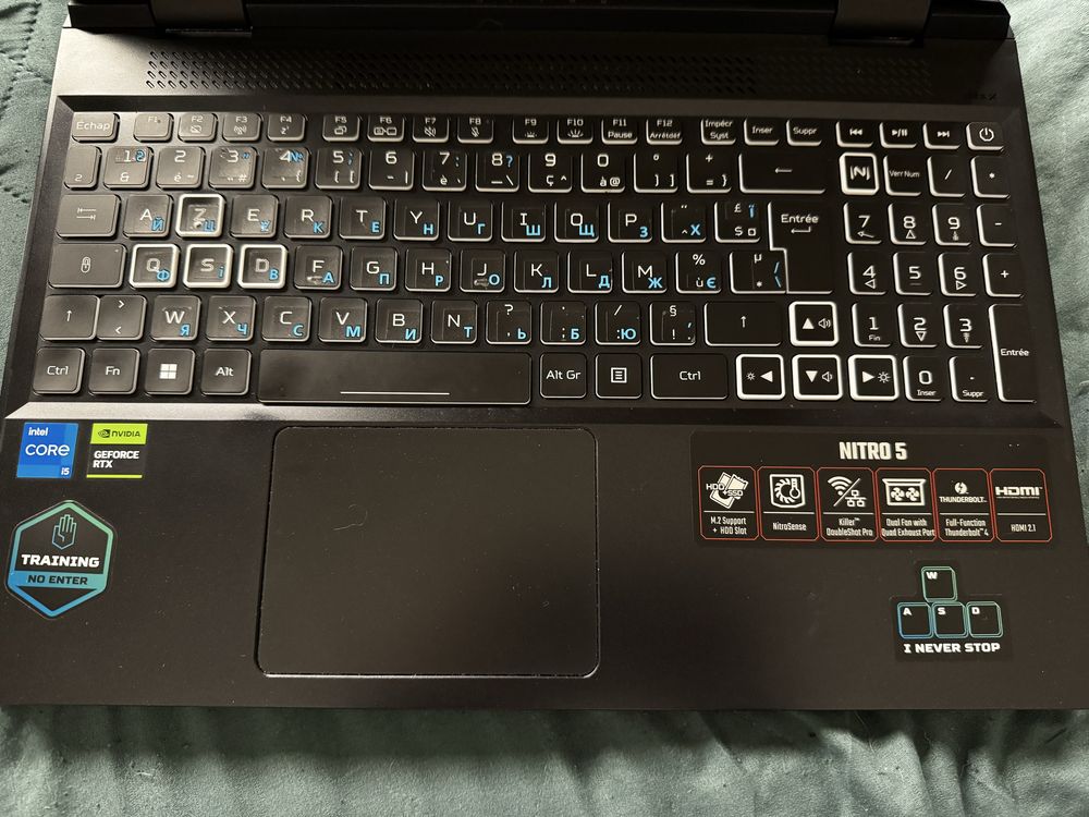 Продам ноутбук acer AN515-58-57GF