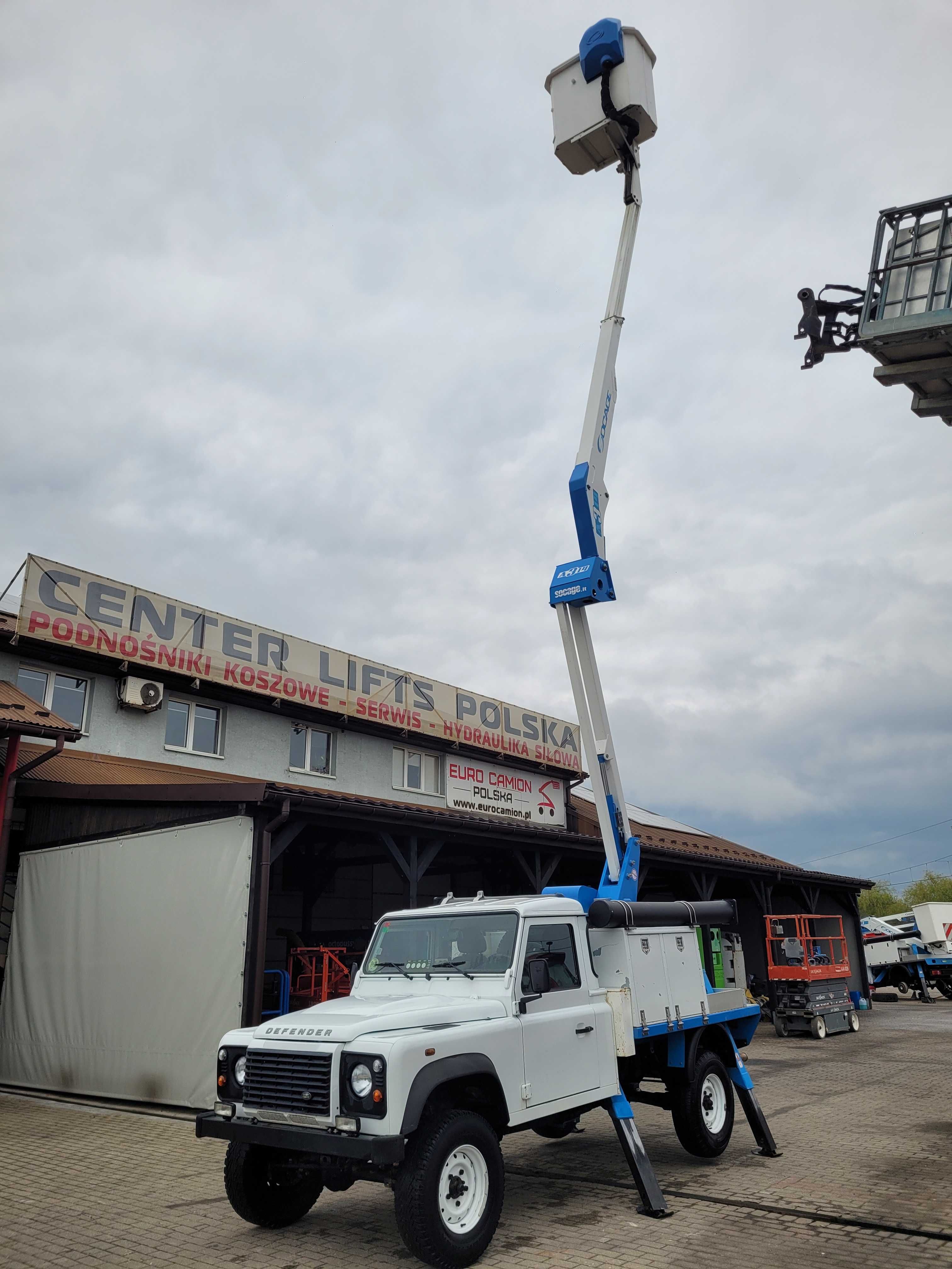 Socage/A314/pick up/Land Rover/4x4/koszowy/13 m/zwyżka/hydraulika /15r