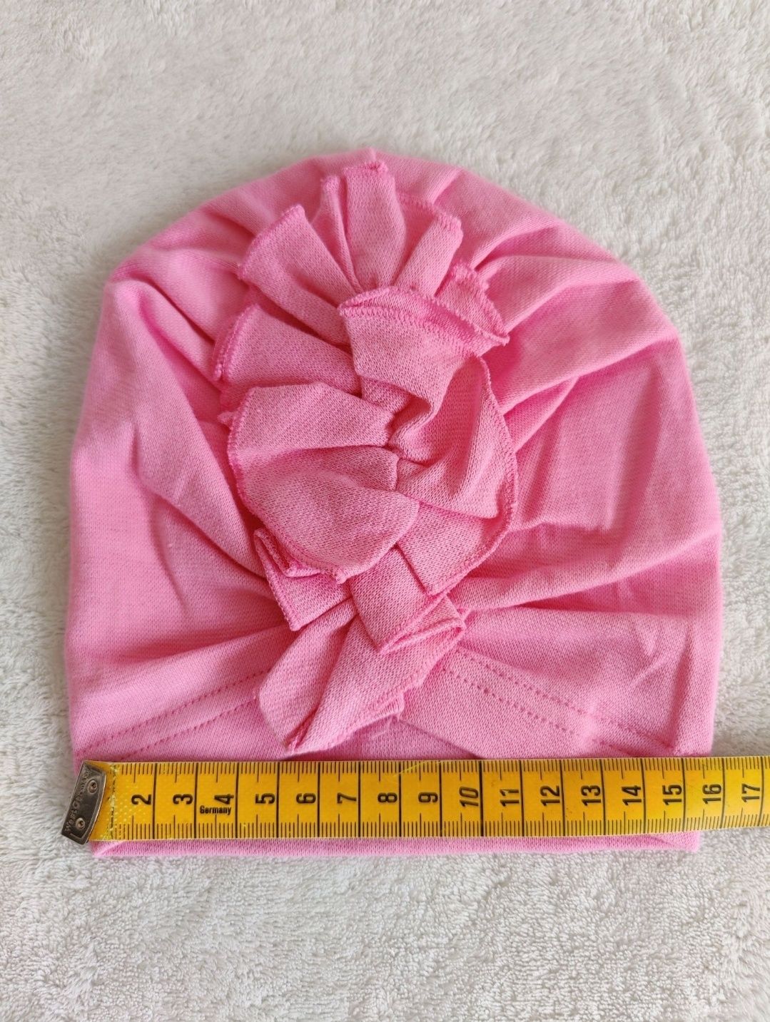 Nowa czapeczka czapka turban Ania 86cm bawełniana przejściowa 12/18msc