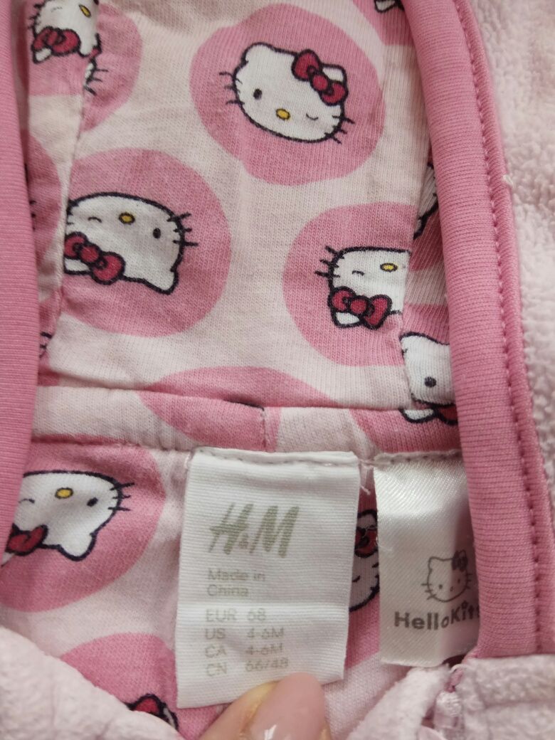 Kombinezon pajac rozmiar 74 dziewczynka Hello Kitty H&M