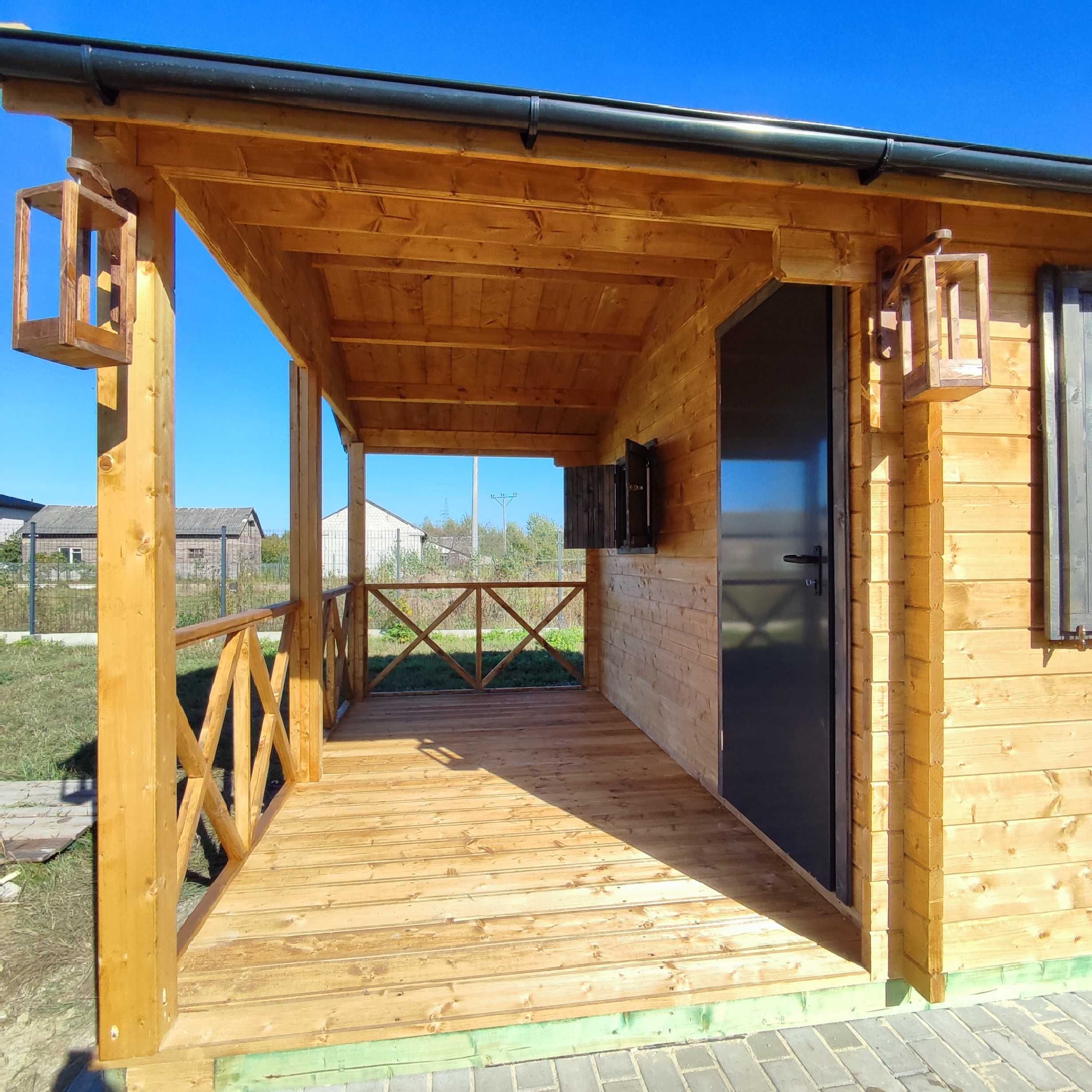 Domek letniskowy 4x5,2m z tarasem