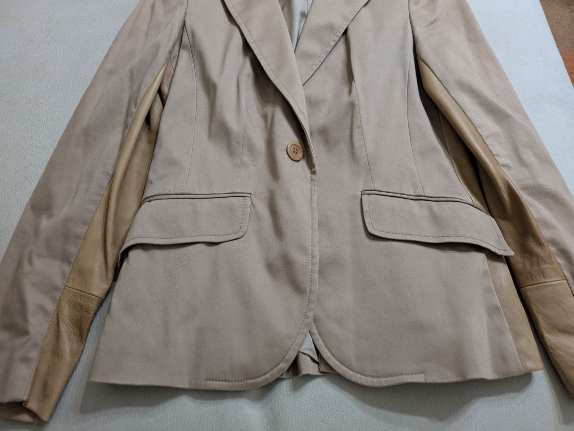Blazer bege da Zara costumizado