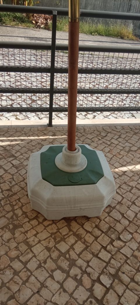 Chapéus de sol jardim bege 3M poliéster