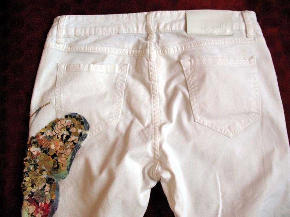 Spodnie - jeans - 38 - 40 - biodra 96 - 94 cm Miss Goodlife UNIKAT