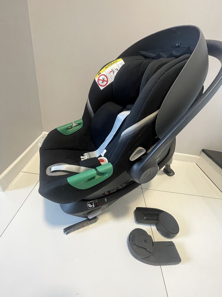Fotelik samochodowy Cybex Aton B2 + baza +adaptery