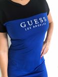 Guess sukienka granatowo-czarna S