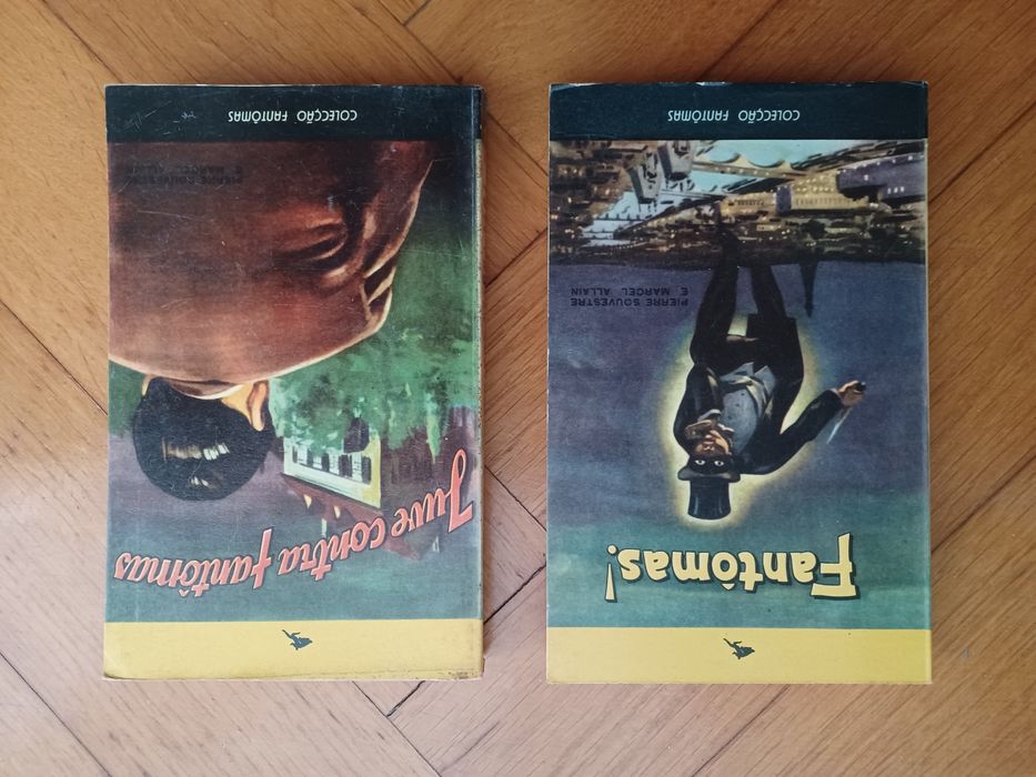 Livros n° 1 e n° 2 da Coleção Fantômas