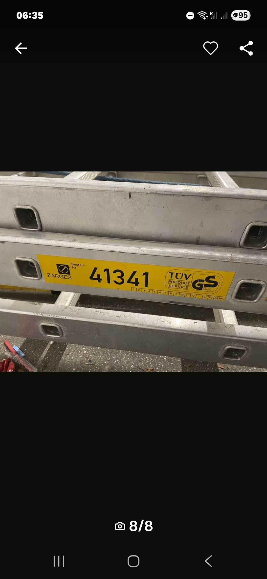 Drabina na wózku