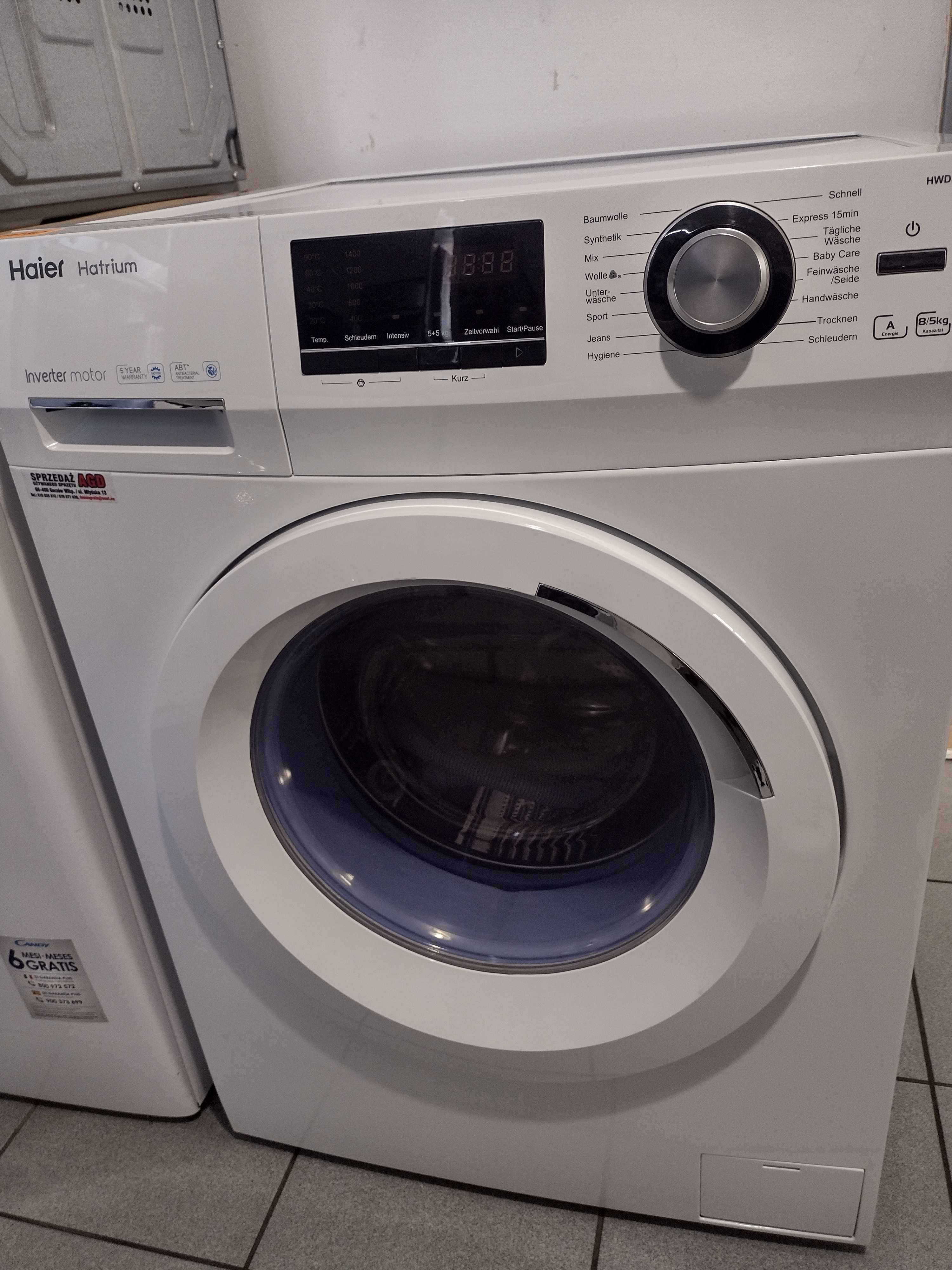 Suszarki do ubrań, pralko-suszarki SIEMENS AEG BOSCH HAIER 7-9kg