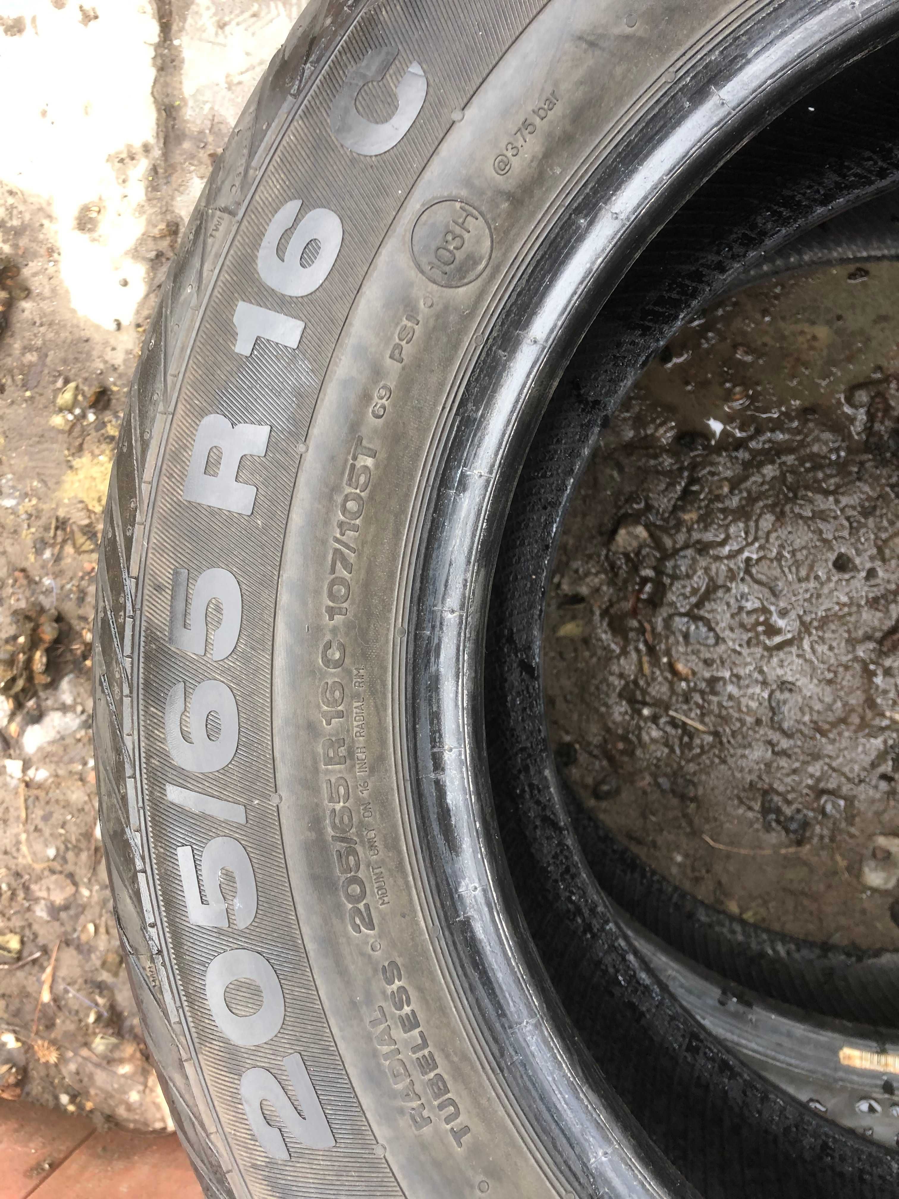 Шини CONTINENTAL 205/65 R16C, VancoContact 2, літня резина, цешка