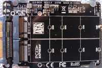 Placa SATA para PCIe e serial ata NVME
