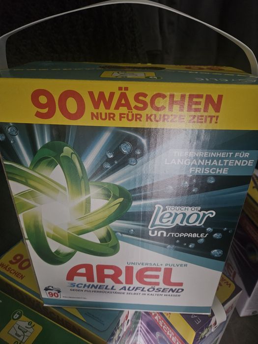 Ariel z lenorem proszek universal niemiecki 90 pran