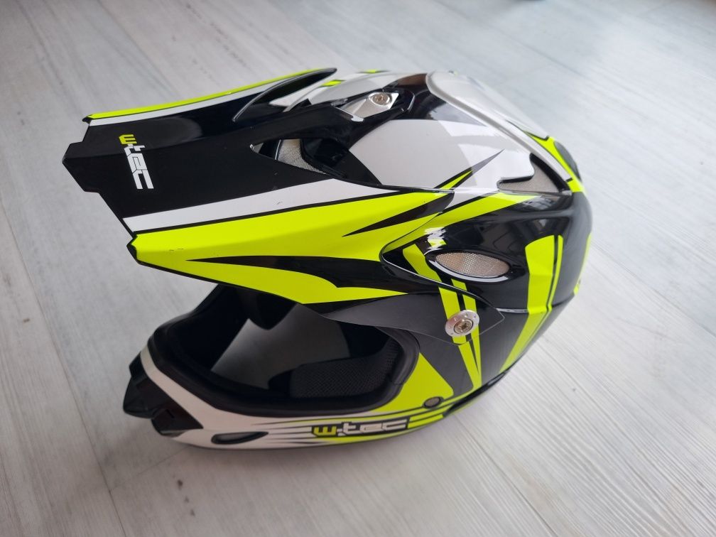 Kask Downhill na rower motor enduro W-TEC FS-605 Allride - Cartoon