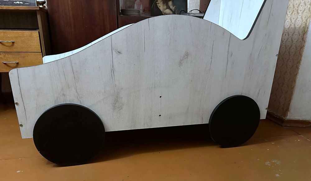 Дитяче ліжечко Машина з матрацом 61 см x 122 см Детская кровать Ліжко