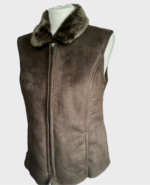 Kamizelka damska bezrękawnik  brąz  TCM Tchibo M/L 38 40