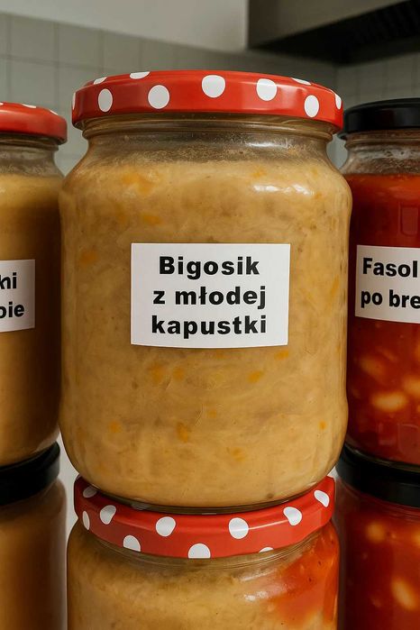 Obiady domowe w zestawie 10x0,9 l wekowane w słoikach z wysyłką termo