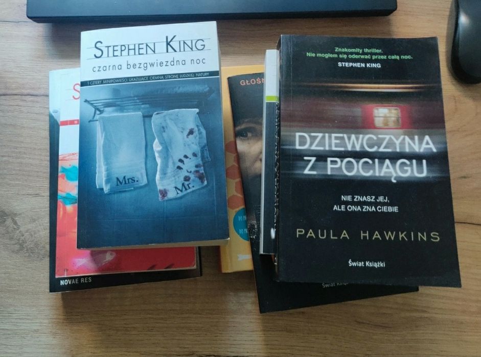Zestaw książek Sacheri, Koziarski, Stephen King