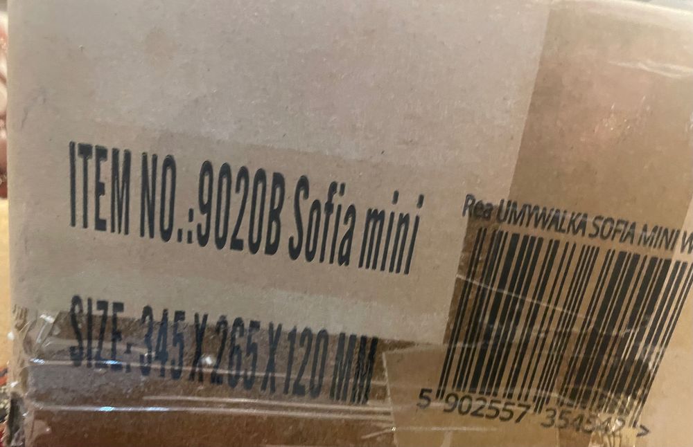 Umywalka nablatowa rea Sofia mini