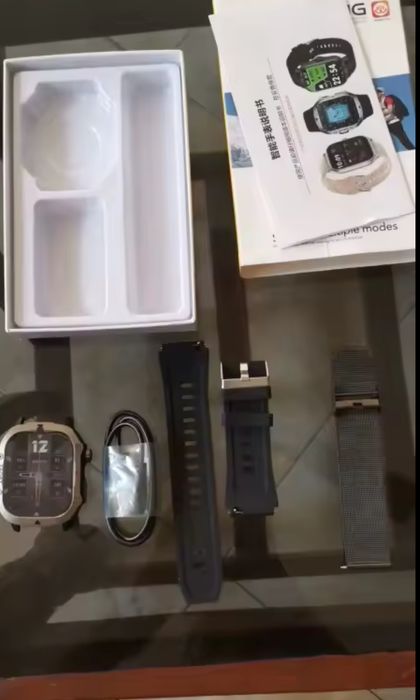 Смарт часы тактические c GPS. Compass. 500mAh. AMOLED.