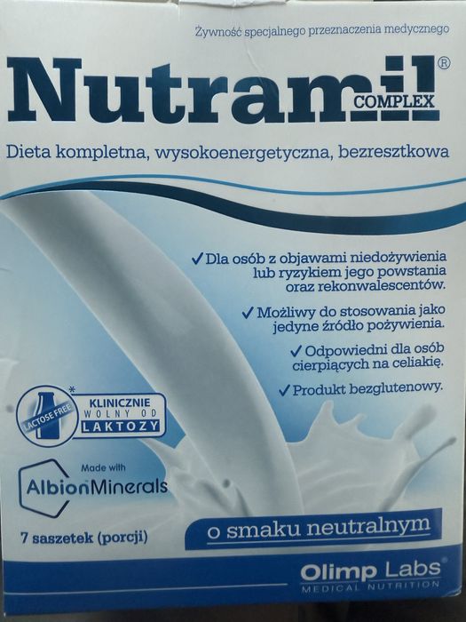 Nutramil complex dieta bezresztkowa wysokoenegetyczna