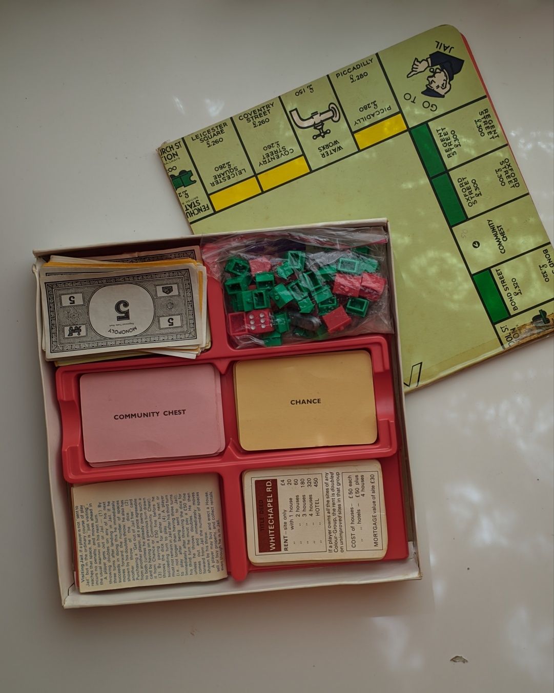 Jogo Monopoly antigo de 1984 - Waddingtons