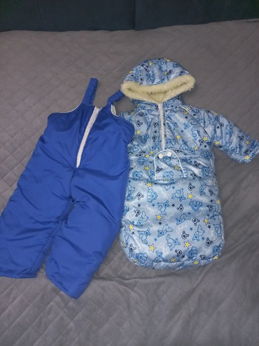 Продам дитячий зимовий комбінезон р74 для хлопчика дівчинки куртка