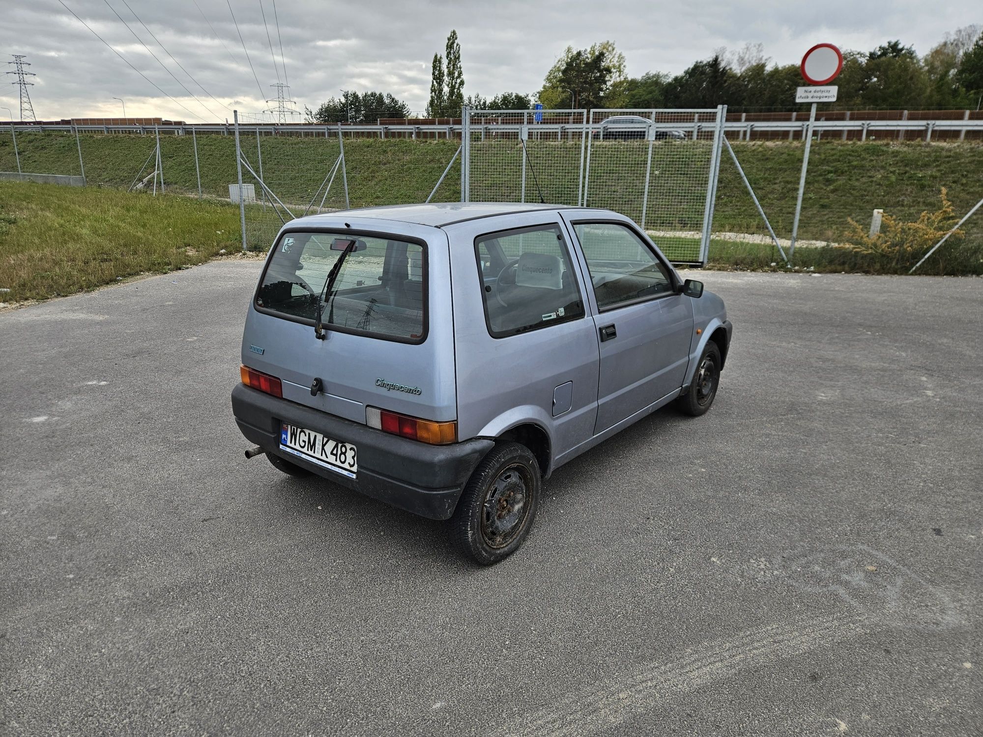Fiat cinquecento 702 fsm z garażu od dziadka.
