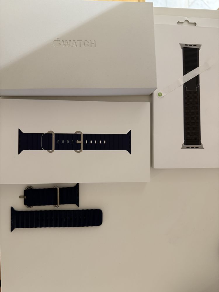 Apple Watch Ultra 2 Titânio | Como Novo | Ocean Band + Trail | 699 €