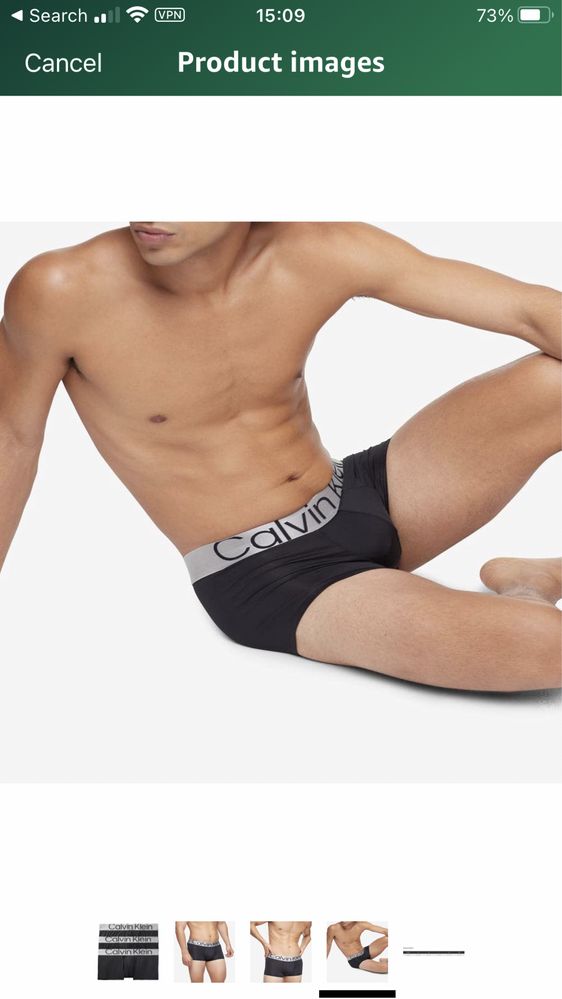 Чоловічі труси Calvin Klein Men's Low Rise Trunk (3 Pack)