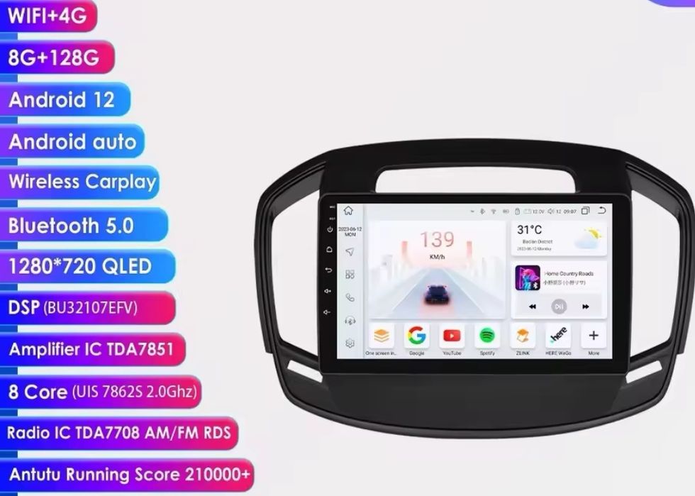 Radio  android 128gb