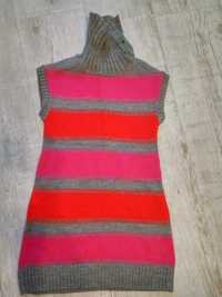 Нарядная жилетка удлиненная платье - свитер CRAZY8 5-6Т туника жилет