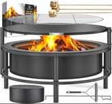 Palenisko z rusztem mobilne misa paleniskowa 65 cm GRILL + pokrowiec