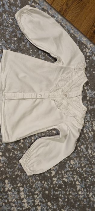 Koszula biała coccodrillo dla dziewczynki