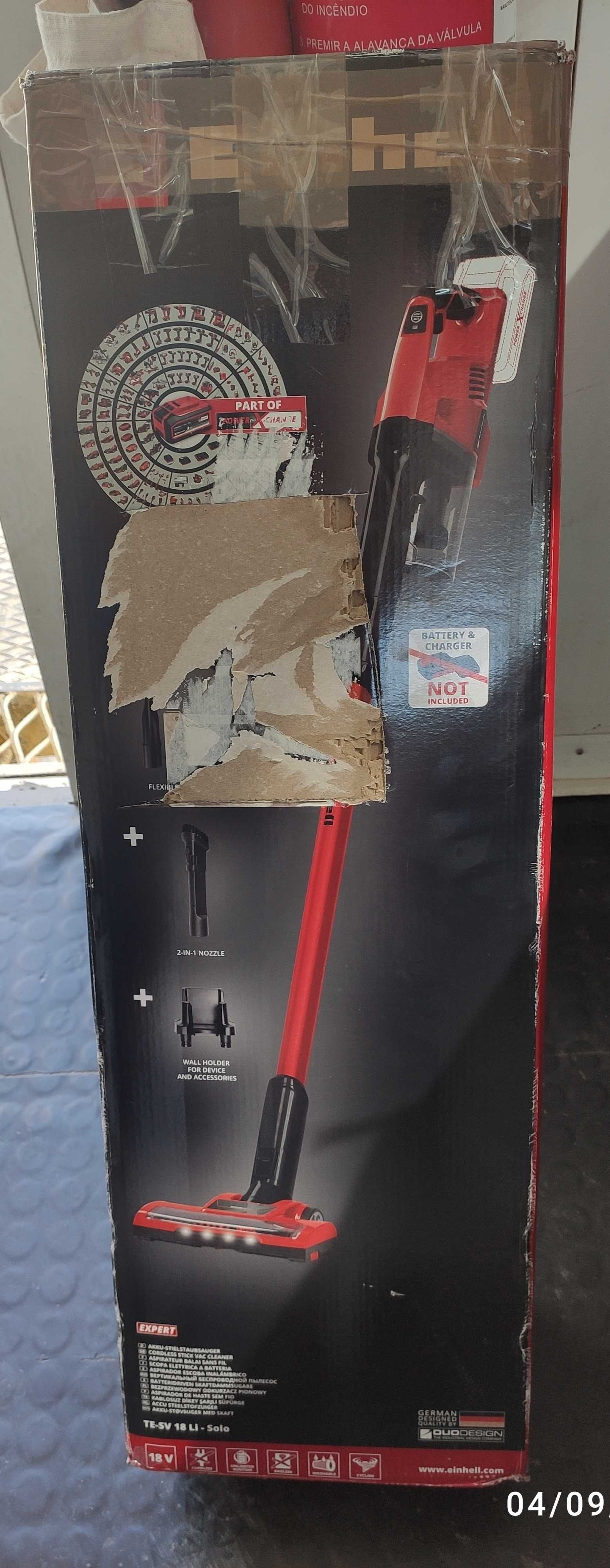 Aspirador vertical Einhell TE-SV 18 Li