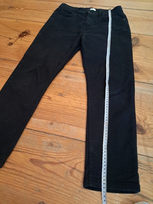 Czarne jeansy F&F chłopięce 152/158 jak Nowe