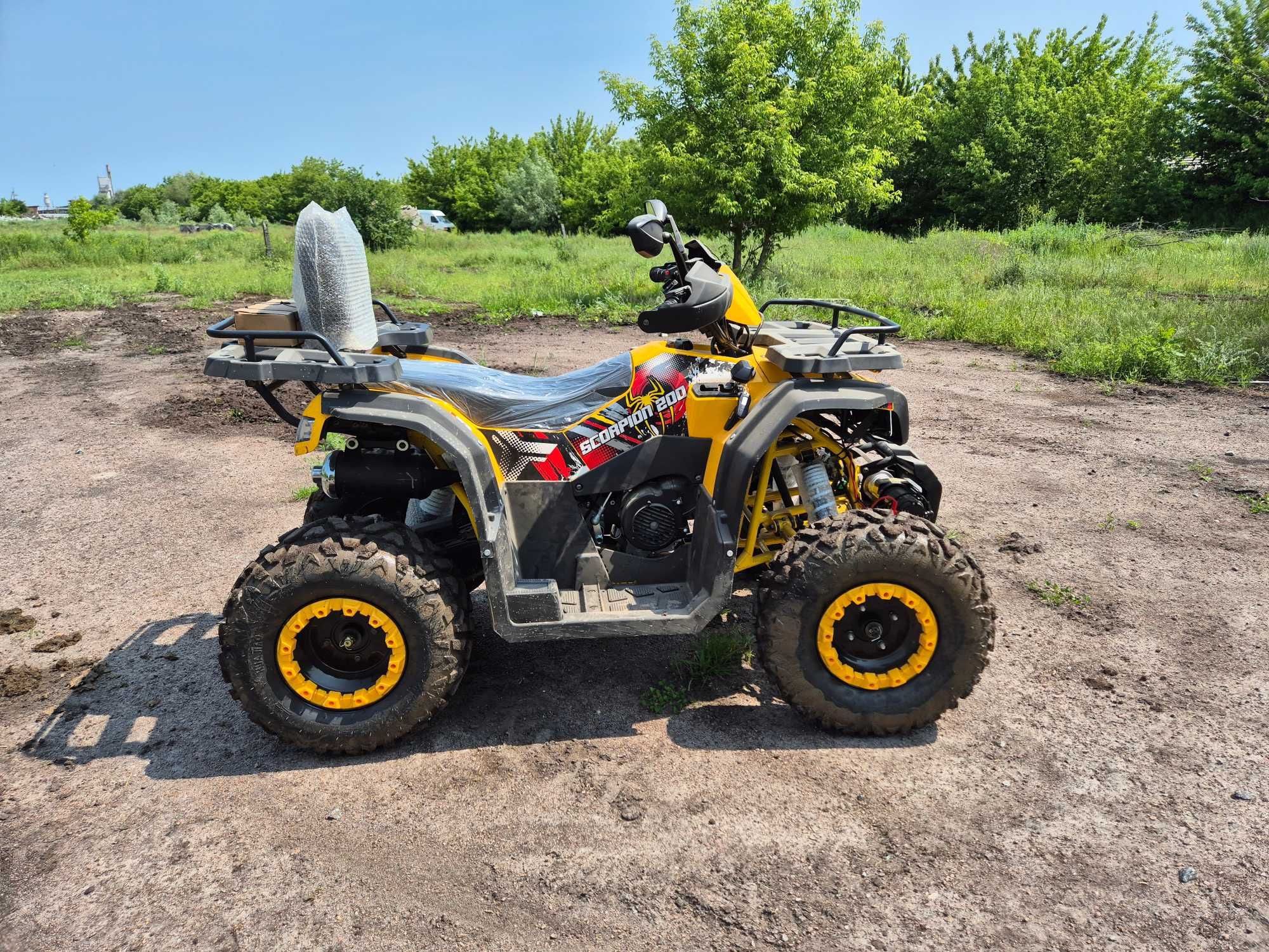 Квадроцикл Comman Scorpion 200cc LUX с лебедкой + доставка