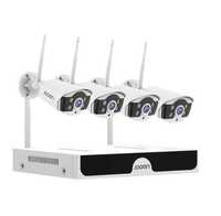 Kit CCTV WiFi videovigilância 8CH 4/8 câmaras 3MP