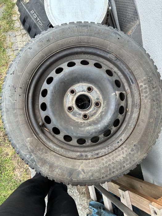 Sprzedam felgi stalowe 5x112 vw , koła 15 cali 195/65/15
