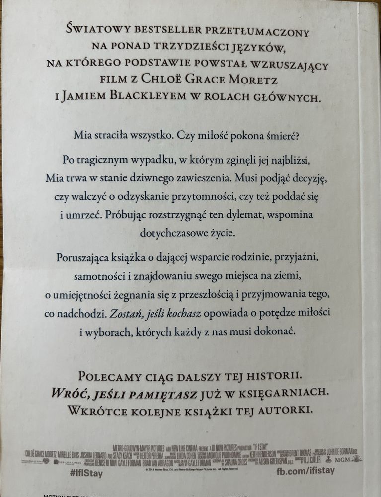 Zostań jeśli kochasz