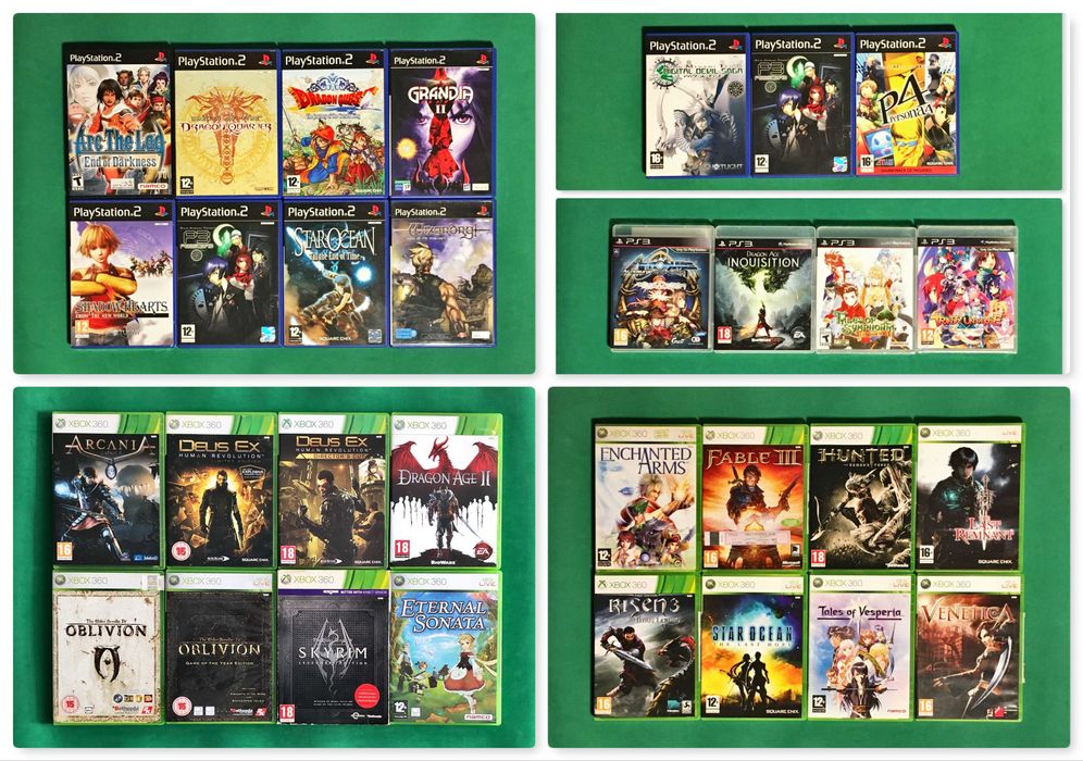 Rpg Role Playing Game Jogo Personagens Arc Elder Scrolls Persona Tales