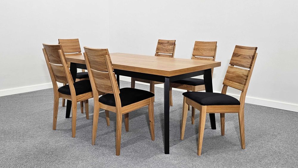 Krzesło dębowe do salonu jadalni mocne wygodne nowe Producent