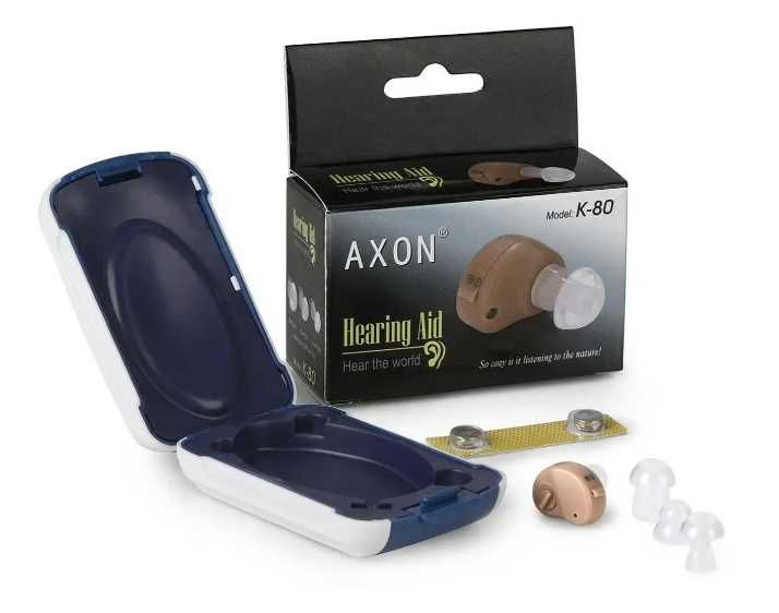 Слуховий апарат підсилювач слуху для літньої людини