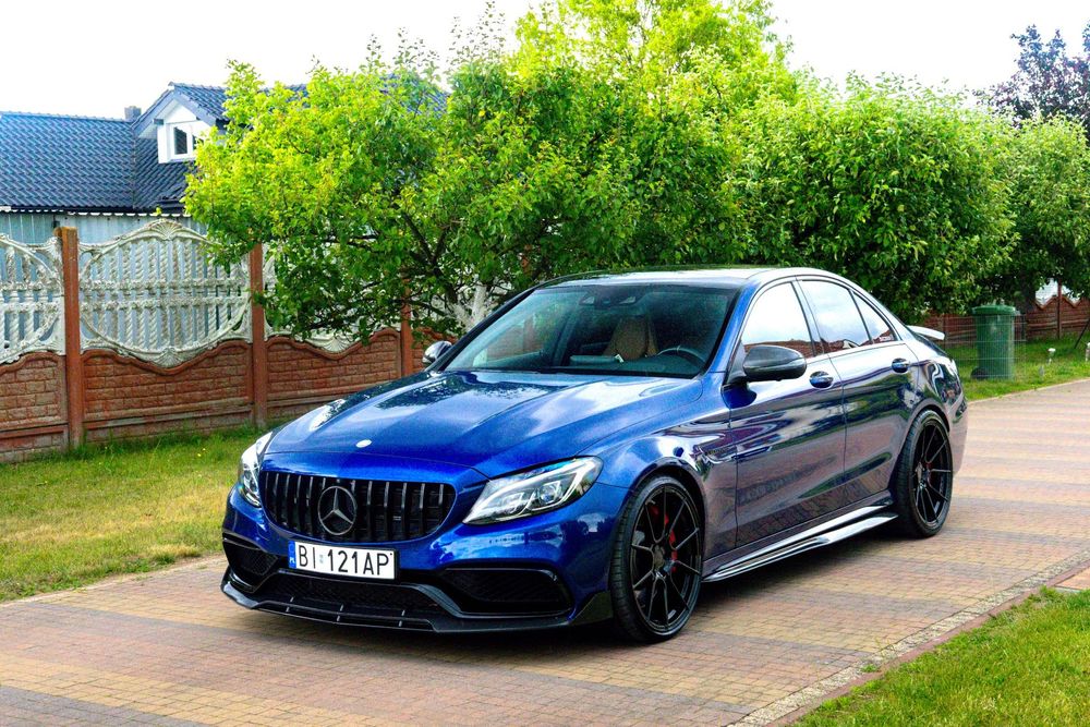 Mercedes-Benz Klasa C Najszybsze C63S 803HP & 1049Nm Metanol Carbon BRABUS Salon PL PPF TOP