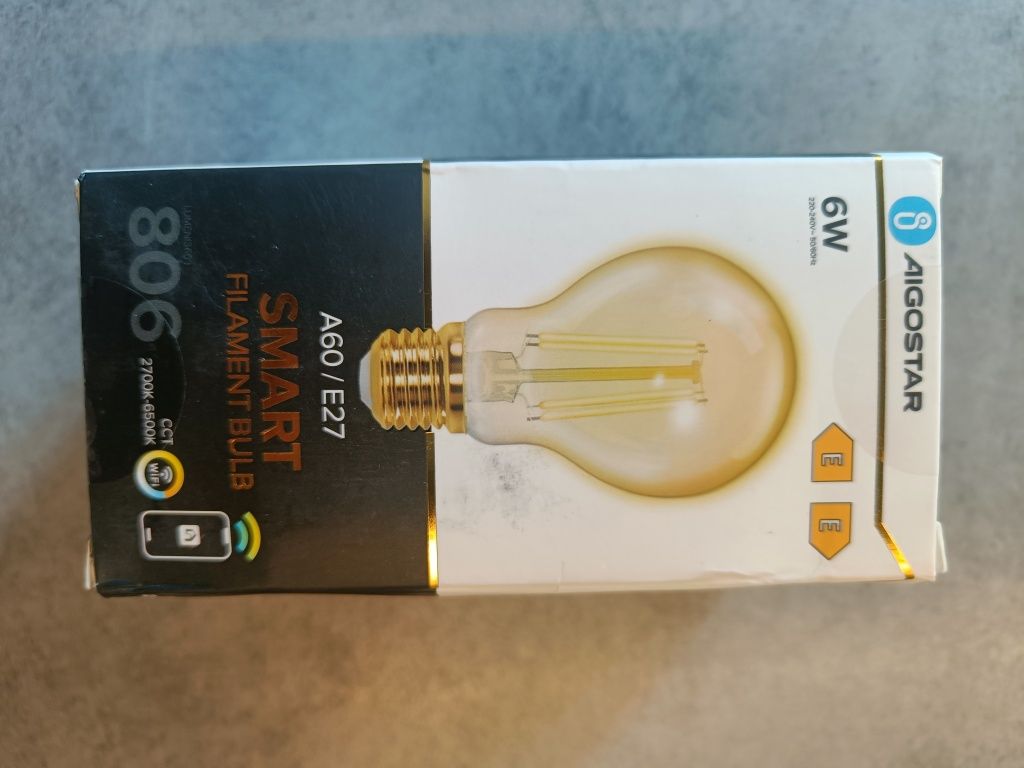 LED Żarówka ściemnialna A60 E27/6W/230V Wi-Fi - Aigostar